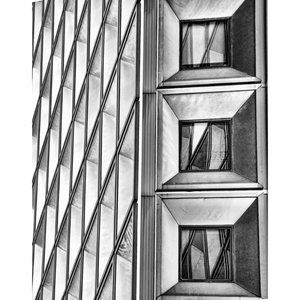 Abstract Building  8 x 10 print